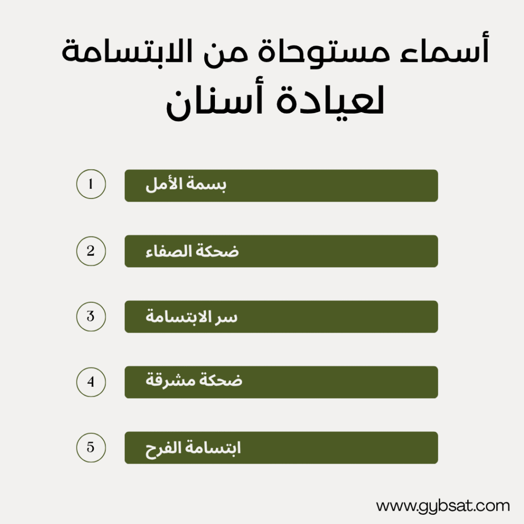 أسماء مستوحاة من الابتسامة والجمال
