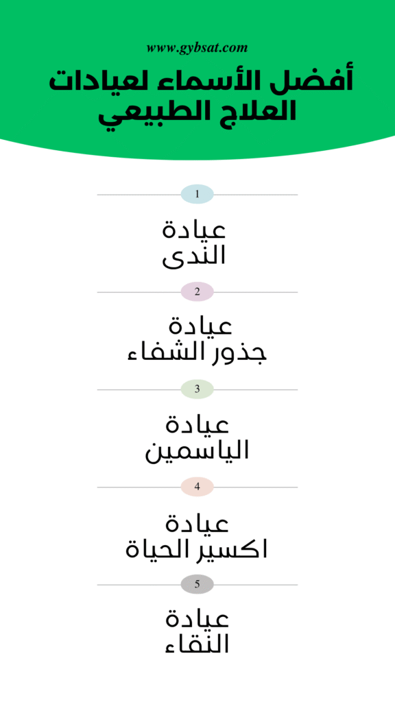 أفضل الأسماء لعيادات العلاج الطبيعي