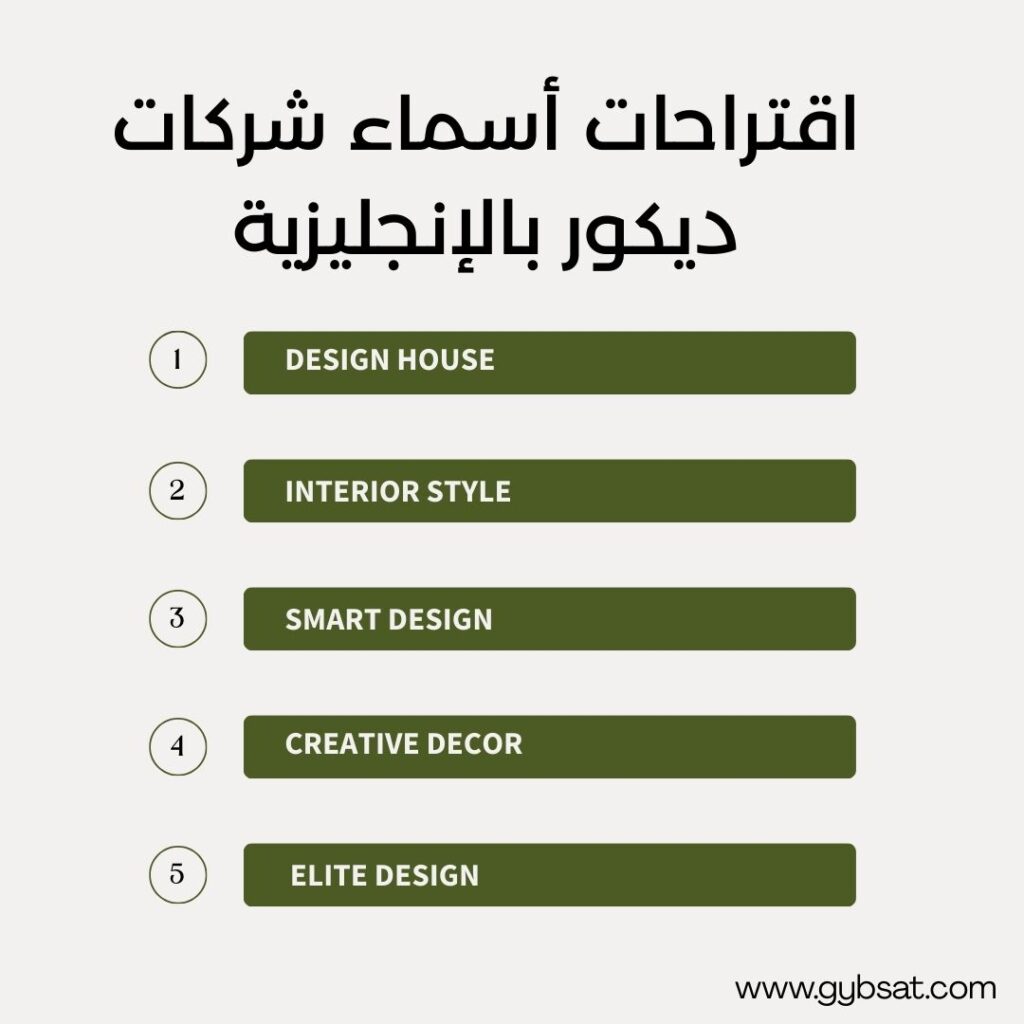 اقتراحات أسماء شركات سوشيال ميديا بالإنجليزية